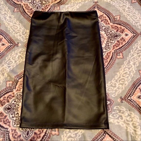 Fashion Nova Dresses & Skirts - Fashion Nova Pleather Skirt.